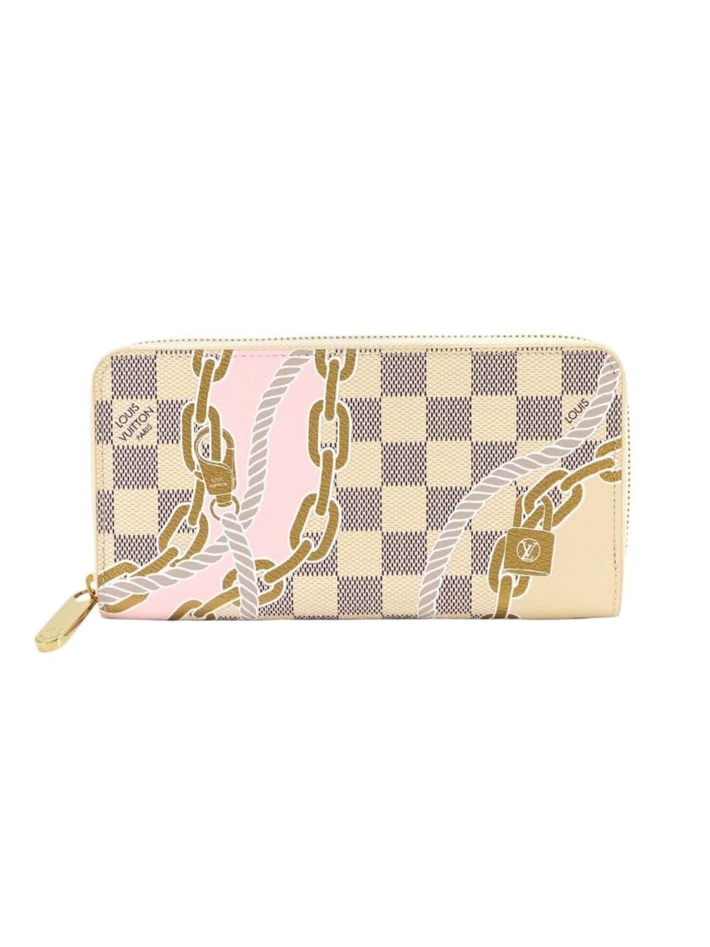 Louis Vuitton Damier Azur Nautical Zippy Wallet Zip Around